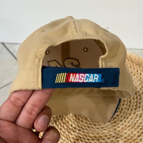 Dupont Motorsport Jeff Gordon # 24 Nascar cap hat strapback Tan - Picture 5 of 7